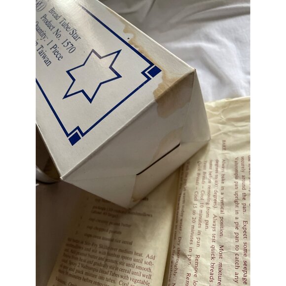 The Pampered Chef Valtrompia Bread Tube Star Shape Stainless Steel With Box & Re - Picture 10 of 11